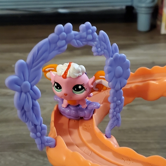 Littlest Pet Shop Fairies Fairy Fun Rollercoaster Playset lot bundle - Picture 9 of 15